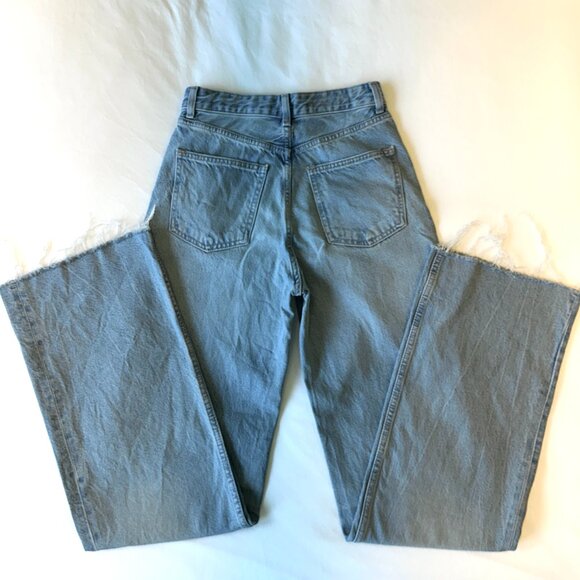 ZARA High-Rise Wide-Leg Jeans (Size 2) - Picture 6 of 9
